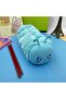 Kawai Cute Caterpillar Luxury Silicone Plush Pen Holder Pencil Case School Supplies Gift - 4