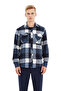 Men's Lumberjack Style Plaid Pattern Winter Jacket Shirt Double Pockets Relaxed Fit Daily Use - 4
