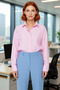 Women's Oversized Woven Shirt Dress Summer Style Casual Chic an Option Elegant from Day to Night - 3