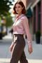 Stylish Woven Satin Shirt for Women Regular Fit Long Sleeve Timeless Design and Comfort Sport