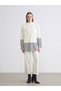 Rmz Gi̇yi̇m Farkiyla Wide Roba Collar Embroidered Women's Knitwear Tunic - 3
