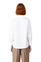 Women's Classic Cut Solid Color Long Sleeve Pocket Detail Woven Shirt Offers Everyday Elegance Comfortable - 5