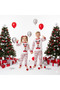 New Year / Christmas Patterned Baby / Child Unisex Model Pajama Set