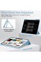 iPad Air 13-inch Case (M3 2025 / M2 2024) with Pencil Holder, Trifold Stand — Azure Blue - 5