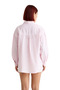 Women's Striped Woven Shirt Relaxed Fit Basic Top Offering Everyday Elegance Essential for Your Wardrobe - 5