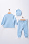 Bereli 3 Piece Organic Cotton Flexible Baby Set - 2