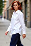 Women's Long Sleeve Relaxed Fit Woven Shirt a Piece Offering Everyday Elegance and Comfortable Wear