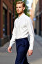 Men's Regular Fit Linen Cotton Blend Long Sleeve Striped Shirt Timeless Elegance Quality