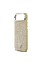 iPhone 17 Air Compatible Case Licensed M-Safeli Metal Camera Frame Triangle Logo Glitter Gold - 6