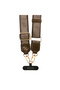 Original Licensed 4g Pattern and Metal Logo Cross Body Phone Strap Lanyard 150cm Brown - 3