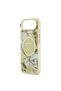 iPhone 17 Air Case Licensed M-Safeli Glittery Floral Pattern Metal Camera Frame Cover Green - 6