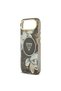 iPhone 17 Air Case Licensed M-Safeli Glittery Floral Pattern Metal Camera Frame Cover Black - 6
