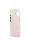 iPhone 17 Compatible Case Original Licensed M-Safe Featured 4g Patterned Glitter Silicone Cover Pink - 7