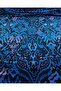 Pearl Velvet Fabric in Blue Black Purple Colors Width: 150 cm - 2