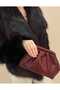 Burgundy Scholarship Lined Hand and Shoulder Bag - 3