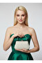 Ecru Color Glittery Stone Evening Dress Bag |   Luxury Wedding and Evening Bag