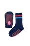 Women's 3-Piece Non-Slip Sole Winter Home Socks with Full Towel Loop Inside for Yoga, Pilates, Dance, Black - 7