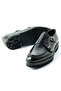 حذاء رجالي فاخر كلاسيكي من الجلد الطبيعي الفاخر بمشبك مزدوج (Double Monk Strap) - 5