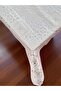مفرش طاولة - مظهر مطرز بالدانتيل - شفاف - غير مثقوب - PVC - 4
