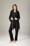 Pajama Set for Pregnant Women with Robe and Transition Pants - 2