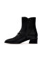 Women's genuine leather heeled boots 25k 2540008k z black - 2