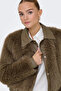 Onlnoeme Regular Fit Classic Collar Soft Furry Buttoned Coat Coat 15356776 - 4