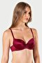 Women's Burgundy Drop Bra - 3