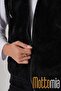 Black Hooded Welsoft Zippered Women's Plush Vest with Pockets, Warm Furry Winter Coat Look - 5