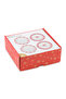 Mixed Bow Printed Cake Plate 21 cm Set of 4 - 4