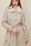 Fur Collar Detail Coat 90604