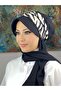 قبعة بيضاء بنقشة الحمار الوحشي - 5