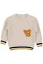 Kaplan C Embroidered Sweater for Ages 2-5 - Beige 5-6 Years