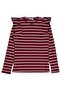 Thin Striped 10-13 Years Old Sweatshirt - Burgundy 13-14 Years Old