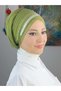 Striped Detail Bonnet Shawl - 6
