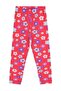 Civil Girls' Big Flower Printed Leggings |   Lycra Single Jersey Shardonlu |   School Nursery and Daily Use - Fusya