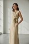 Linen Vest Skirt Suit - 8