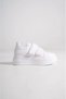 Valencia Laceless Velcro Orthopedic Sole Women's Sneaker Sports Shoes Cbt - White - 6