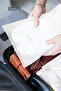 10 Pieces Frosted Zipper Bags 35X25Cm - Luggage and Suitcase Organizer - Reusable - 6