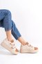 Valencia Laceless Velcro Orthopedic Sole Women's Sneaker Sports Shoes Ctt - Tan/Brown - 3