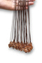 Natural Aragonite Crystal Copper Material Unisex Necklace 241-1 - 7
