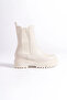 Lora Laceless Elastic Orthopedic Sole Women's Boots Ckt - Cream - 6