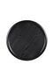 Tokishi Round End Table – Black High-Gloss Side Table for Modern Living Spaces, Black Finish - 3