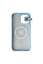 iPhone 13/14 Blue Magsafe Compatible Premium Silicone Back Case Reinforced Corner +Camera +Shockproof - 3