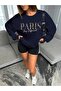 سويت شيرت برقبة دائرية للجنسين من Paris Stay Different Design مطبوع - 4