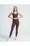 Wide Belt Ribbed Knit Corded Fabric Leggings - 3