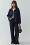 Buttoned Jacket with Plaid Pattern Inside - 4