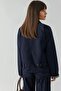 Buttoned Jacket with Plaid Pattern Inside - 2