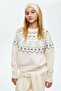 Jacquard-knit jumper