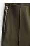 Zip-hem interlock trousers - 7