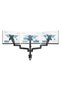 Std48036E Airgrip 17-Inch-27-Inch Ergonomic 360 °   Vesa Triple Arm Monitor Holder with Shock Absorber - 3